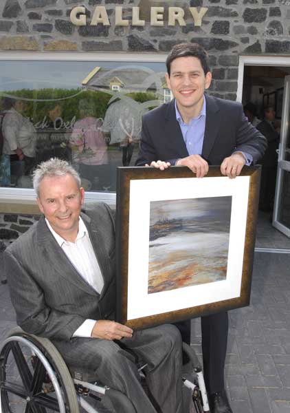 The opening of Mick's Gallery by David Milliband