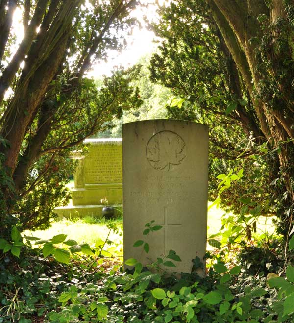 William Carss, Grave at Spitalford Cemetery