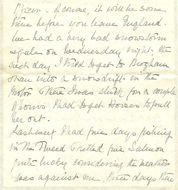 Letter from Admiral May March 21st 1915 Page 2