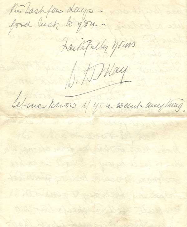Letter from Admiral May March 21st 1915 Page 4
