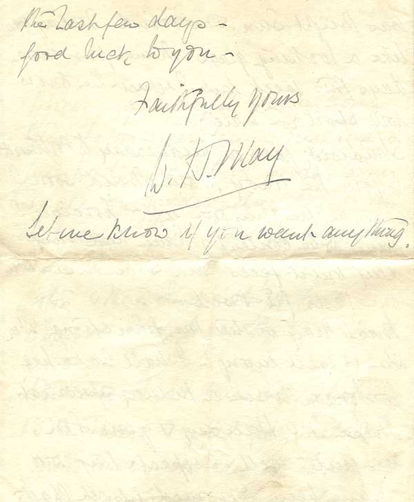 Letter from Admiral May March 21st 1915 Page 4