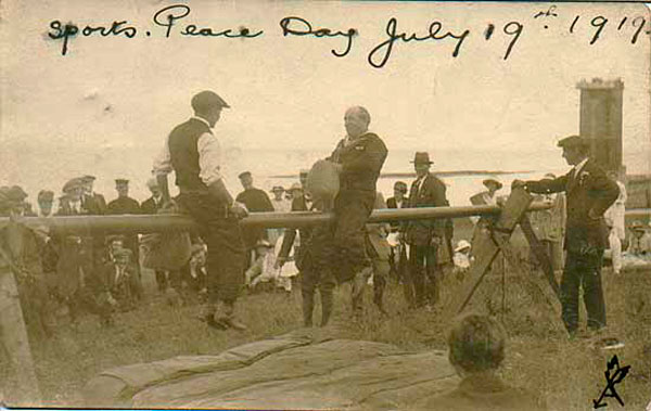 Sporting event on Peace Day, July 19th 1919.