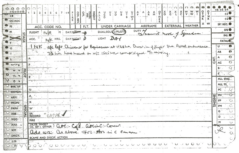 Crash Record Card 2