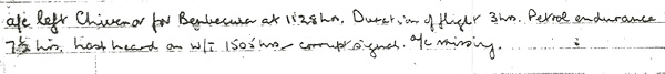 Extract for the Crash Record Card